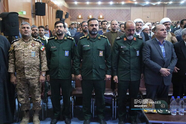 آیین تکریم و معارفه فرمانده سپاه حضرت جوادالائمه (ع) خراسان‌شمالی