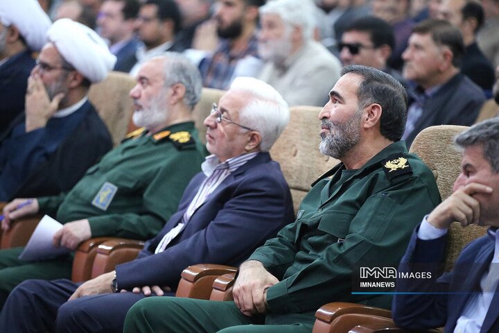 آیین تکریم و معارفه فرمانده سپاه حضرت جوادالائمه (ع) خراسان‌شمالی