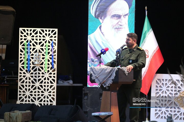 آیین تکریم و معارفه فرمانده سپاه حضرت جوادالائمه (ع) خراسان‌شمالی