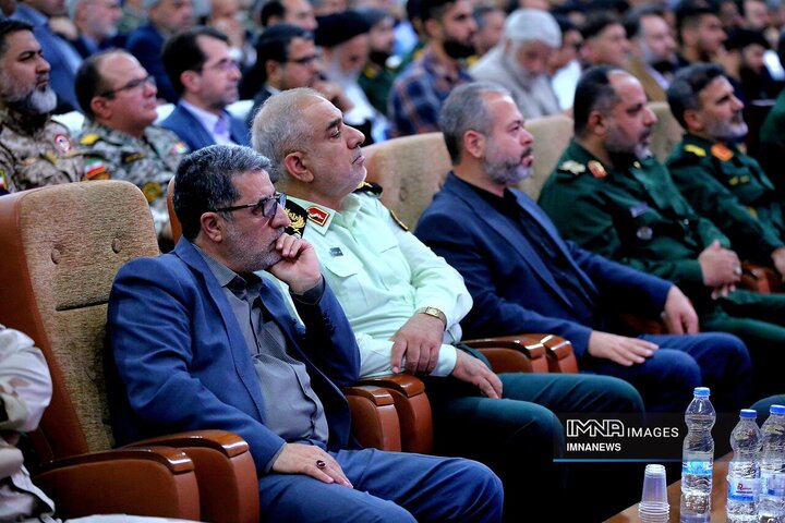 آیین تکریم و معارفه فرمانده سپاه حضرت جوادالائمه (ع) خراسان‌شمالی