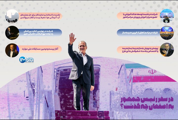 در سفر رئیس جمهور به اصفهان چه گذشت؟ در سفر رئیس جمهور به اصفهان چه گذشت؟