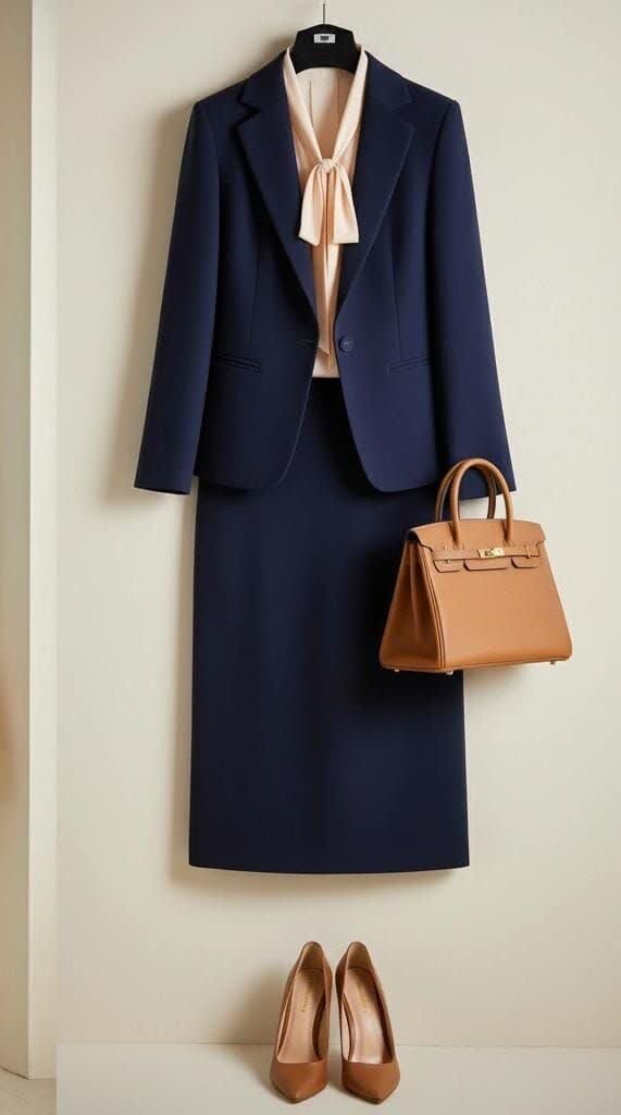 اصول ست کردن رنگ سرمه‌ای در پوشاک و دکوراسیون + تصاویر