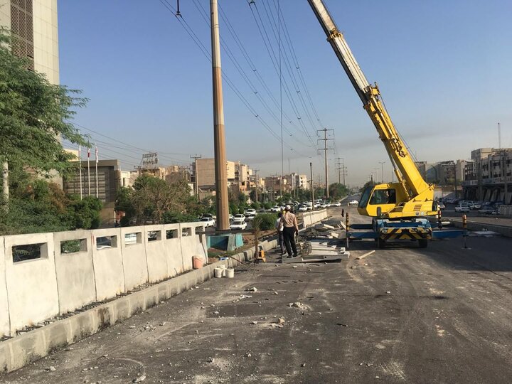 تقاطع غیرهمسطح میدان جمهوری اهواز در ایستگاه پایانی تقاطع غیرهمسطح میدان جمهوری اهواز در ایستگاه پایانی