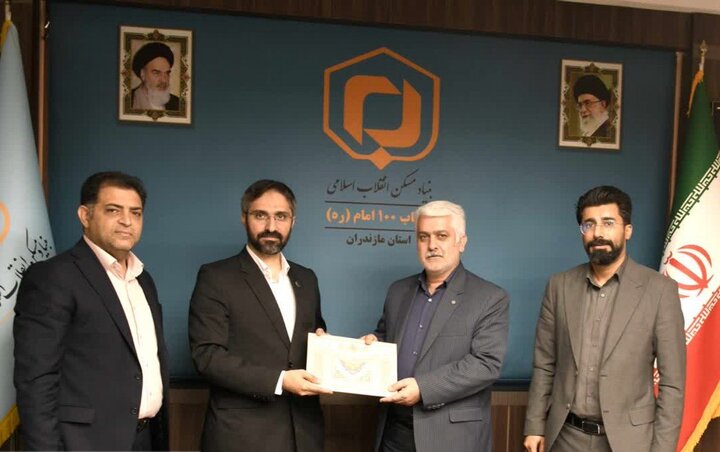 امضای تفاهمنامه همکاری بنیاد مسکن مازندران و شهرداری ساری در اجرای پروژههای عمرانی امضای تفاهمنامه همکاری بنیاد مسکن مازندران و شهرداری ساری در اجرای پروژههای عمرانی