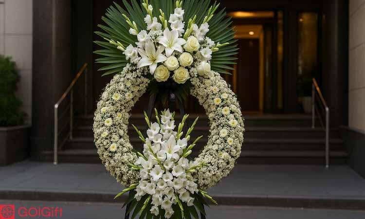 خرید تاج گل ترحیم شیک و آبرومند در تهران | تحویل سریع و قیمت مناسب