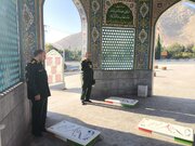 بازدید نماینده مدیرکل بنیاد حفظ آثار دفاع مقدس از پروژه‌های فرهنگی و عمرانی باغ رضوان