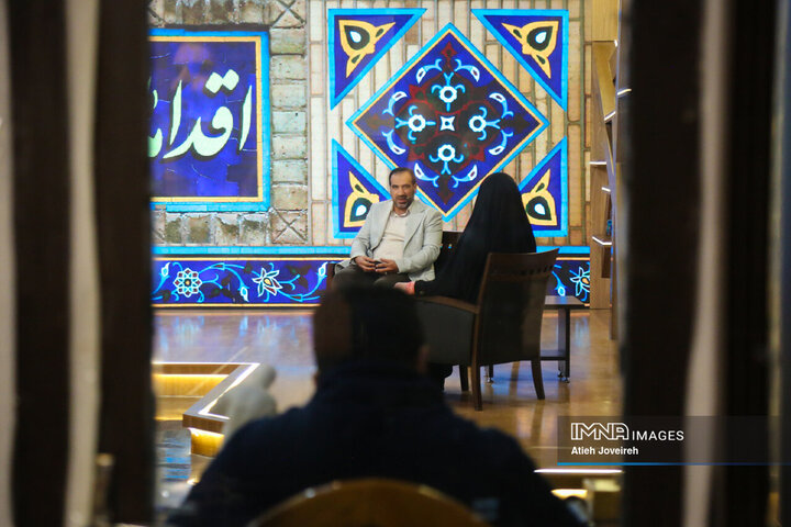 پشت صحنه برنامه تلویزیونی «اصفهان من»