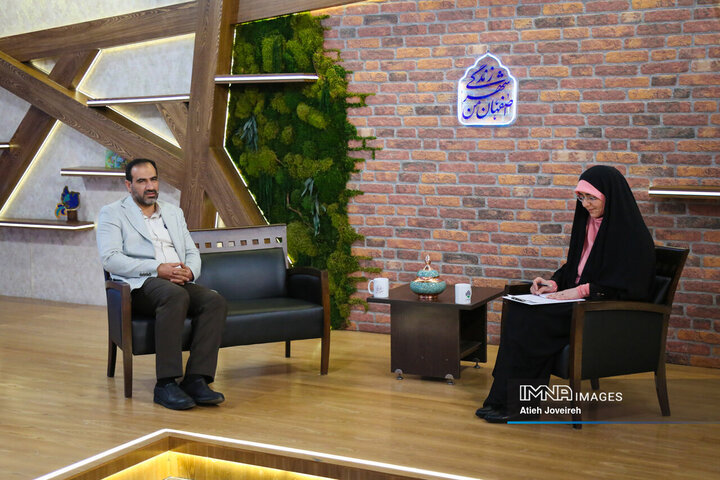 پشت صحنه برنامه تلویزیونی «اصفهان من»