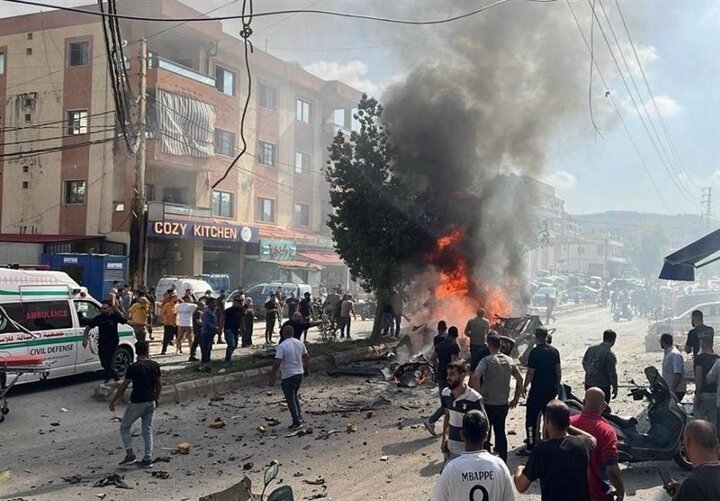 جنوب لبنان هدف حمله پهپادی رژیم اسرائیل قرار گرفت جنوب لبنان هدف حمله پهپادی رژیم اسرائیل قرار گرفت