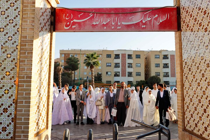 تجدید میثاق زوج‌های دانشجو با شهدا