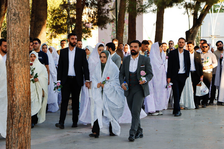 تجدید میثاق زوج‌های دانشجو با شهدا