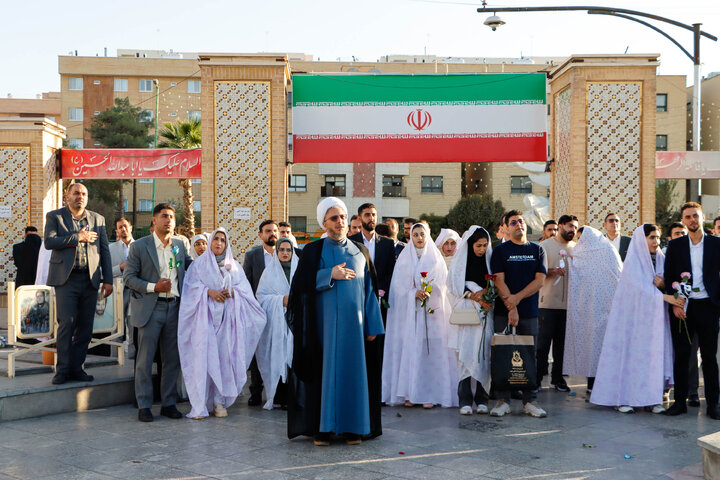 تجدید میثاق زوج‌های دانشجو با شهدا