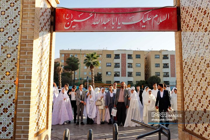 تجدید میثاق زوج‌های دانشجو با شهدا