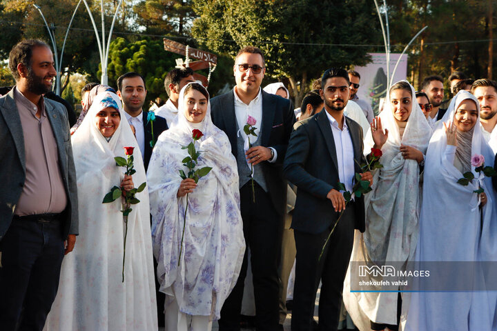 تجدید میثاق زوج‌های دانشجو با شهدا