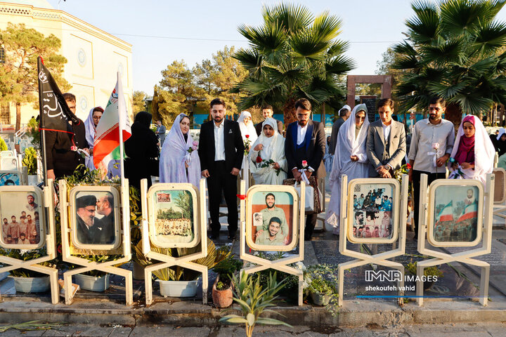 تجدید میثاق زوج‌های دانشجو با شهدا