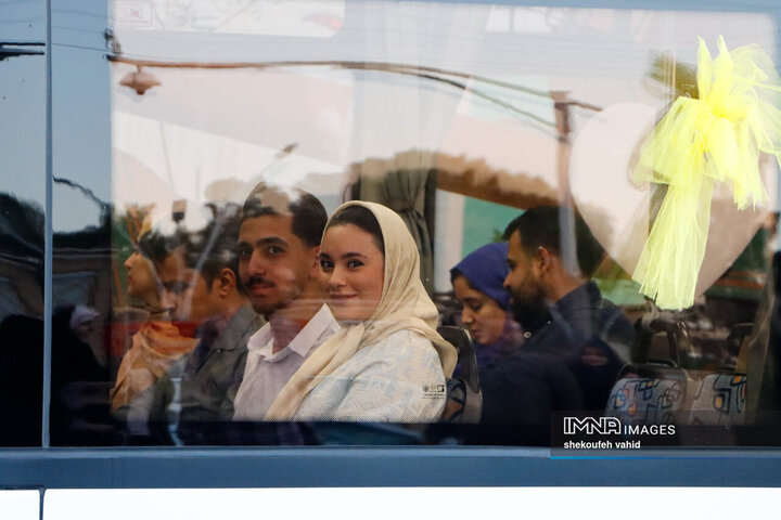 تجدید میثاق زوج‌های دانشجو با شهدا