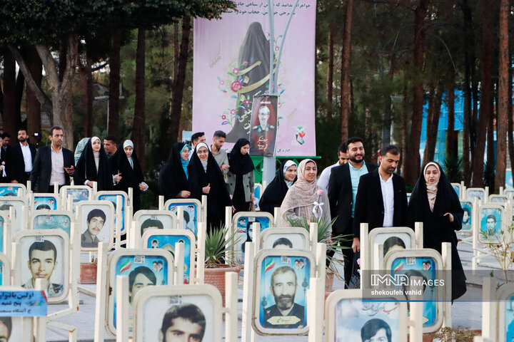 تجدید میثاق زوج‌های دانشجو با شهدا