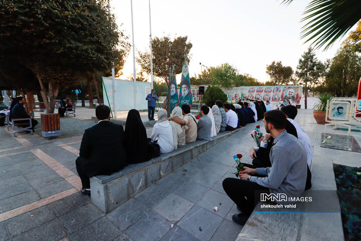 تجدید میثاق زوج‌های دانشجو با شهدا