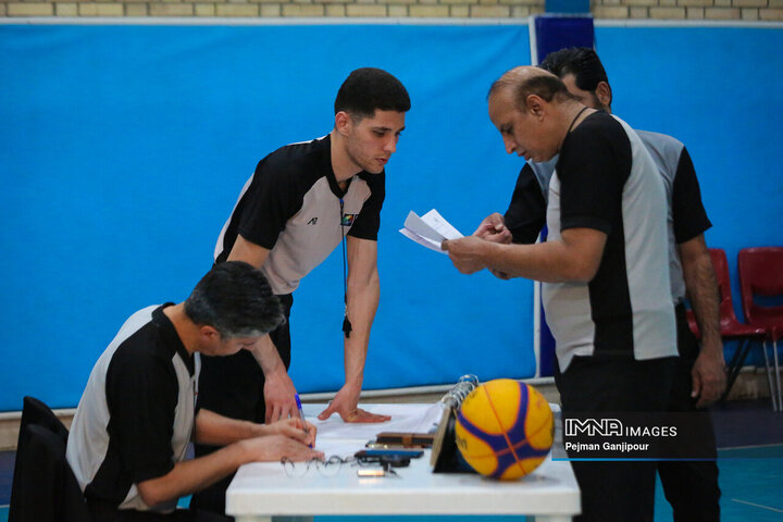 مسابقات بسکتبال سه نفره کارکنان شهرداری اصفهان