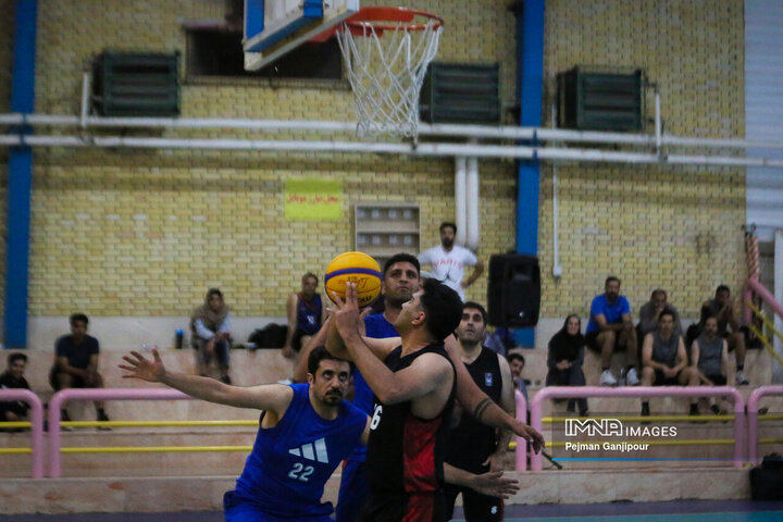 مسابقات بسکتبال سه نفره کارکنان شهرداری اصفهان