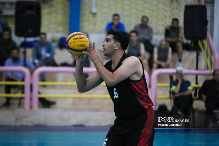 مسابقات بسکتبال سه نفره کارکنان شهرداری اصفهان