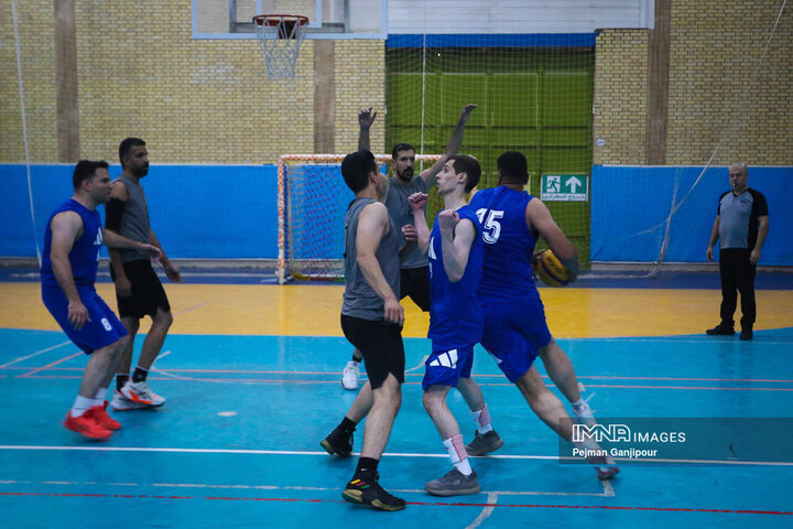 مسابقات بسکتبال سه نفره کارکنان شهرداری اصفهان