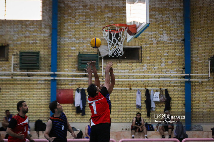 مسابقات بسکتبال سه نفره کارکنان شهرداری اصفهان