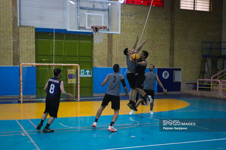 مسابقات بسکتبال سه نفره کارکنان شهرداری اصفهان