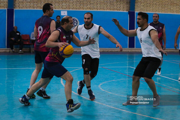 مسابقات بسکتبال سه نفره کارکنان شهرداری اصفهان