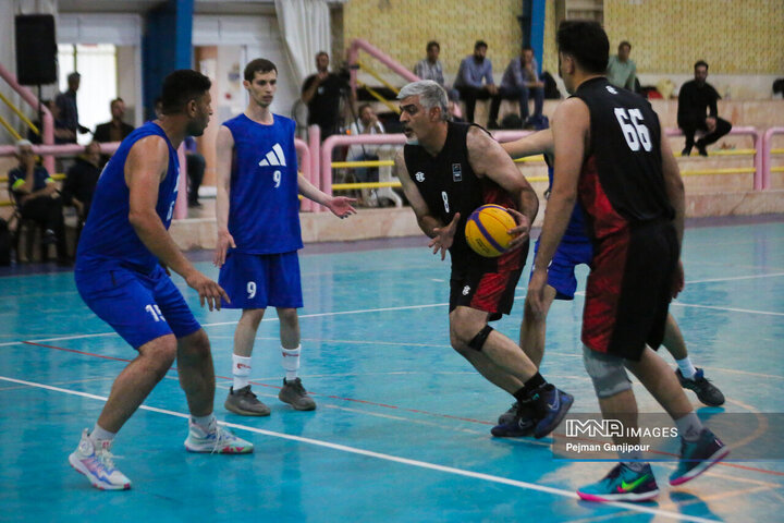 مسابقات بسکتبال سه نفره کارکنان شهرداری اصفهان
