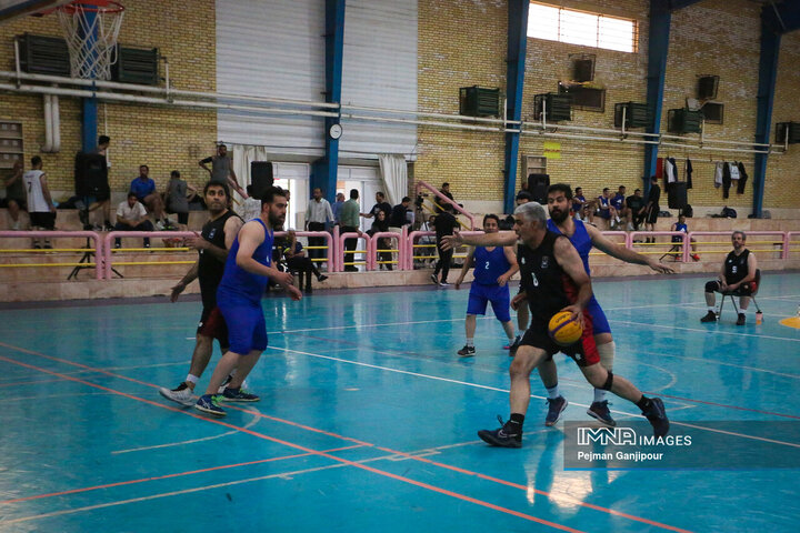 مسابقات بسکتبال سه نفره کارکنان شهرداری اصفهان