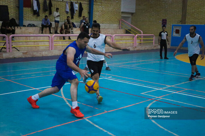 مسابقات بسکتبال سه نفره کارکنان شهرداری اصفهان