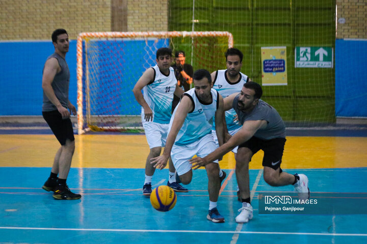 مسابقات بسکتبال سه نفره کارکنان شهرداری اصفهان