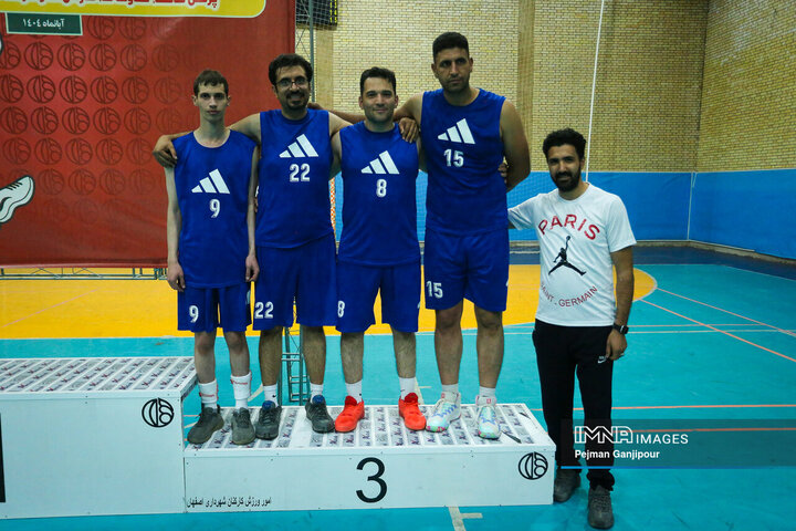 مسابقات بسکتبال سه نفره کارکنان شهرداری اصفهان