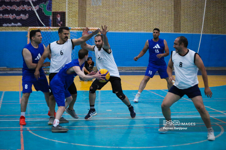 مسابقات بسکتبال سه نفره کارکنان شهرداری اصفهان