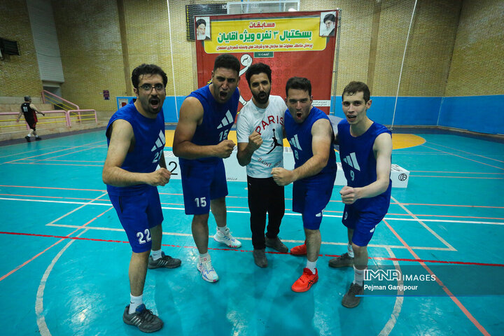 مسابقات بسکتبال سه نفره کارکنان شهرداری اصفهان