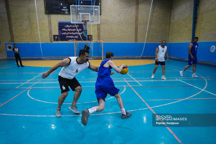 مسابقات بسکتبال سه نفره کارکنان شهرداری اصفهان