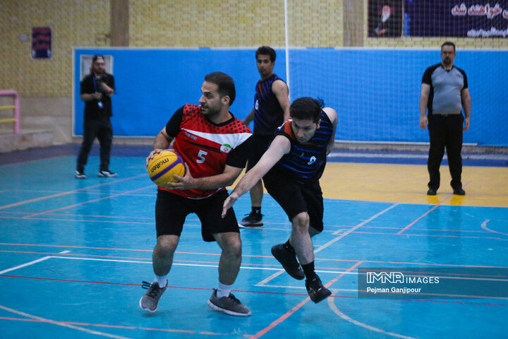 مسابقات بسکتبال سه نفره کارکنان شهرداری اصفهان