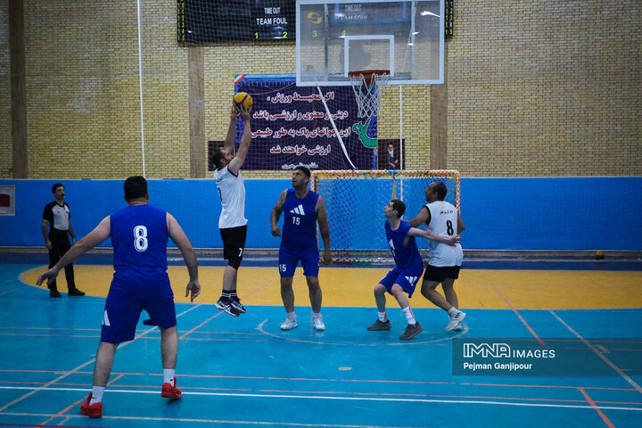مسابقات بسکتبال سه نفره کارکنان شهرداری اصفهان