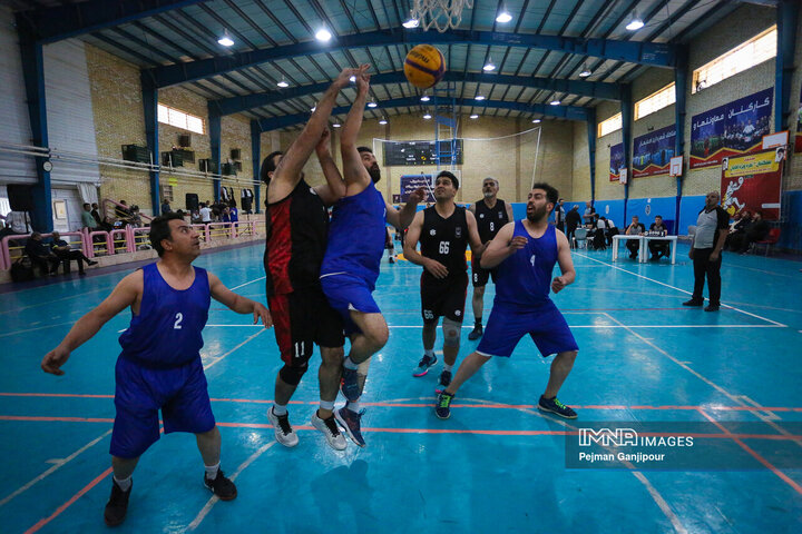 مسابقات بسکتبال سه نفره کارکنان شهرداری اصفهان