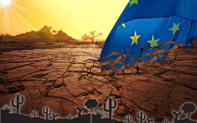 اروپا در استانه فروپاشی اقتصادی ناشی از جنگ پنهان آب و برق