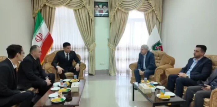 وزیر ترکمنستان از پایانه مرزی باجگیران خراسان رضوی بازدید کرد