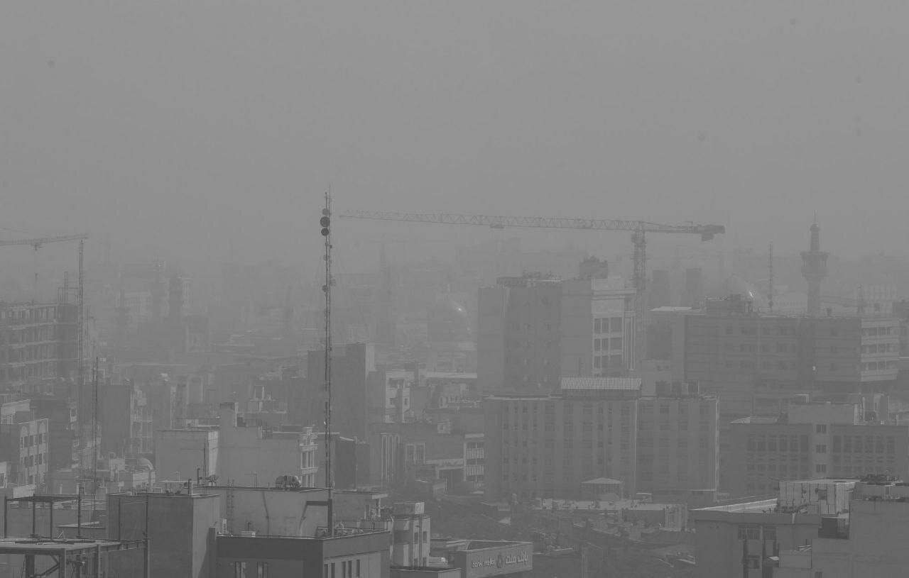 شاخص آلودگی هوای مشهد امروز شنبه ۱۸ بهمن ۱۴۰۴