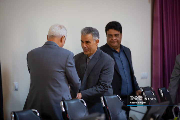 دیدار شهردار و اعضای شورای شهر کرمان و شهردار اصفهان