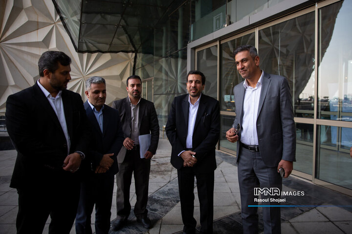 بازدید اعضای شورای شهر کرمان از مرکز همایش‌های بین‌المللی اصفهان