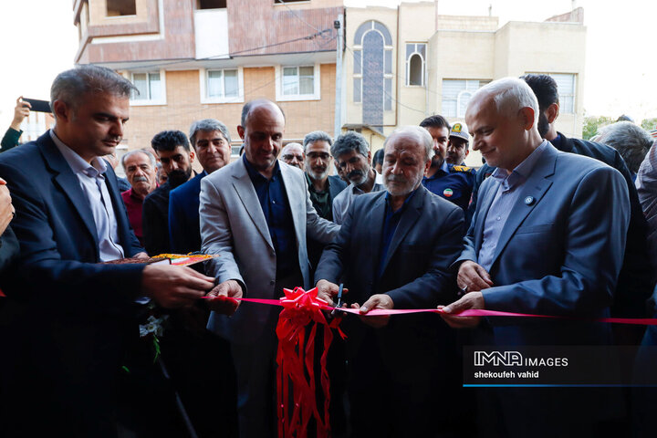 آیین بهره‌برداری از پروژه‌های منطقه ۱۳ شهرداری اصفهان