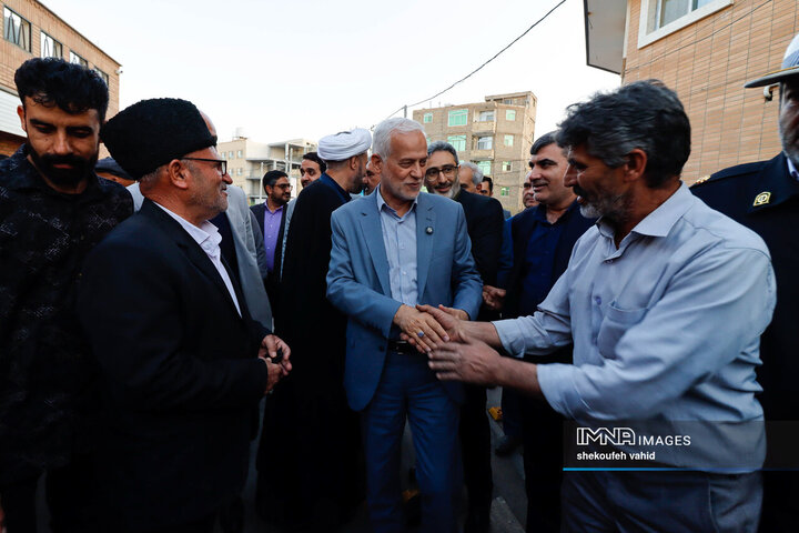 آیین بهره‌برداری از پروژه‌های منطقه ۱۳ شهرداری اصفهان