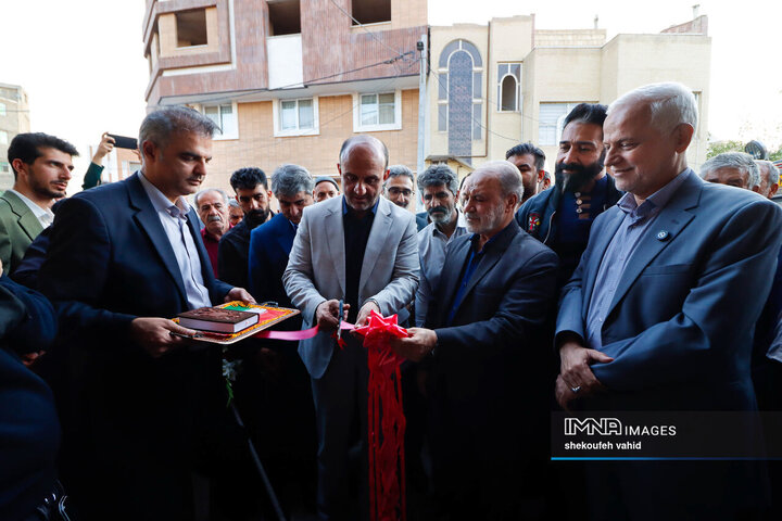 آیین بهره‌برداری از پروژه‌های منطقه ۱۳ شهرداری اصفهان