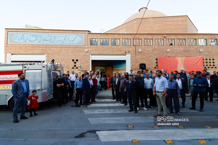 آیین بهره‌برداری از پروژه‌های منطقه ۱۳ شهرداری اصفهان