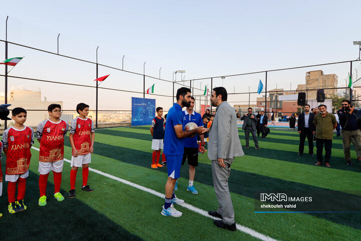 آیین بهره‌برداری از پروژه‌های منطقه ۱۳ شهرداری اصفهان